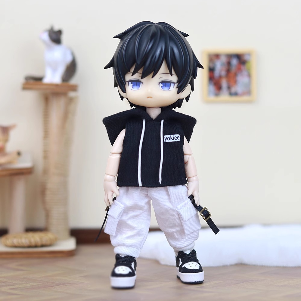 7色 フード付きノースリーブ 単品 オビツ11服