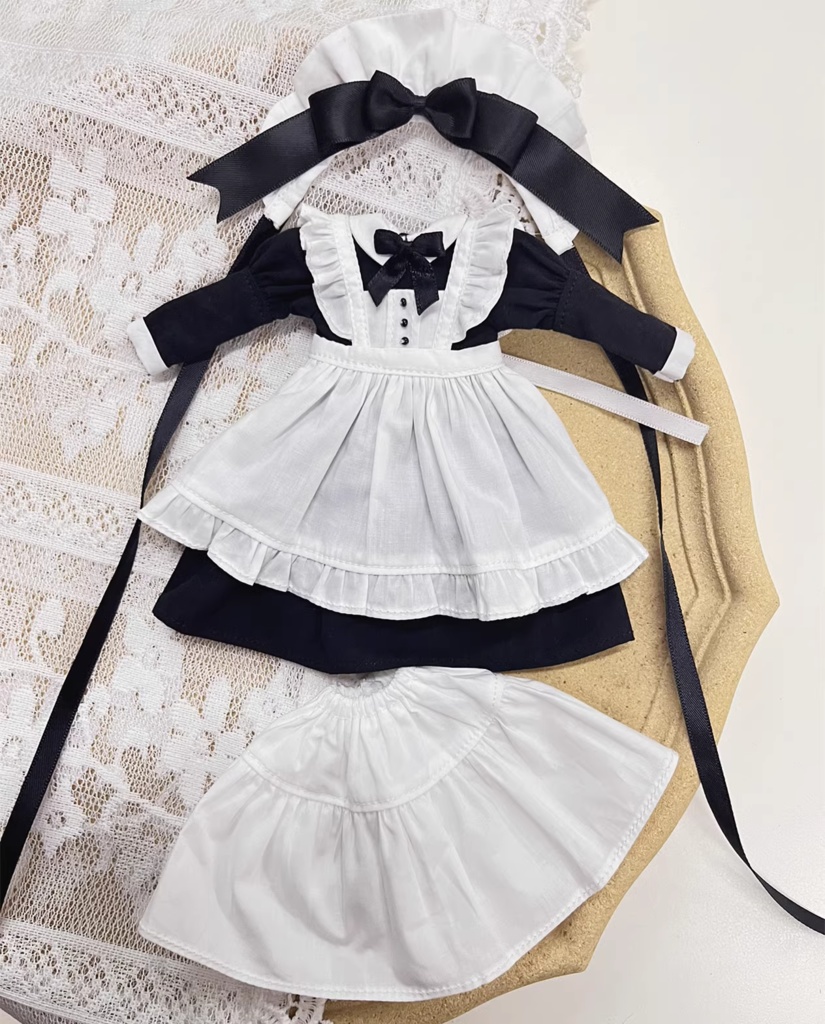 メイドドレス お洋服セット ブライス服/22~24cmドール服 