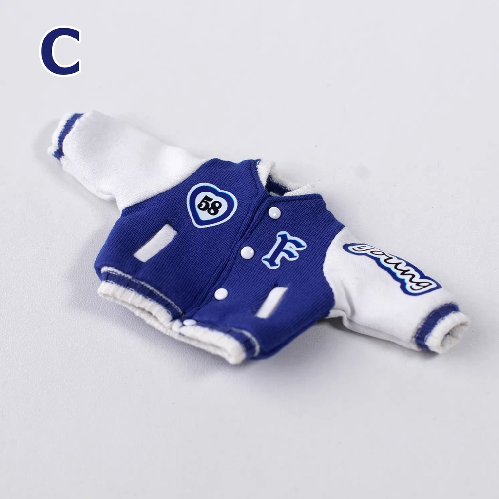 5色 ベースボール・ジャケット 単品 オビツ11服