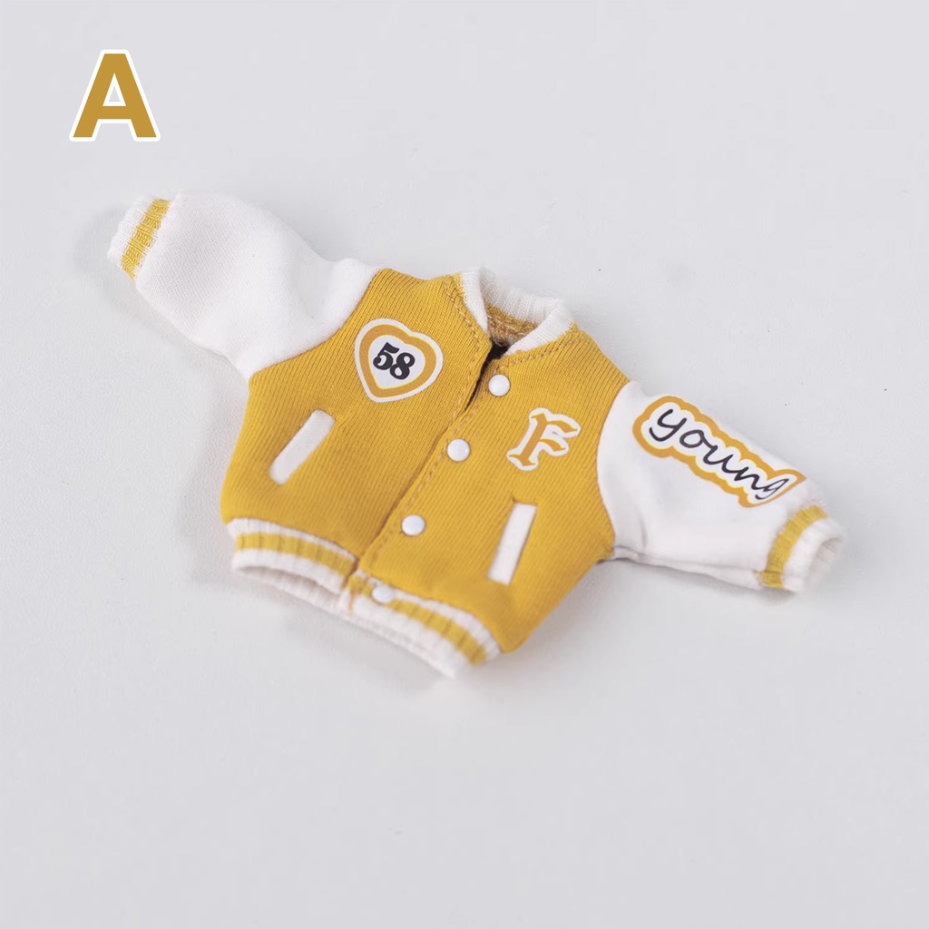 5色 ベースボール・ジャケット 単品 オビツ11服