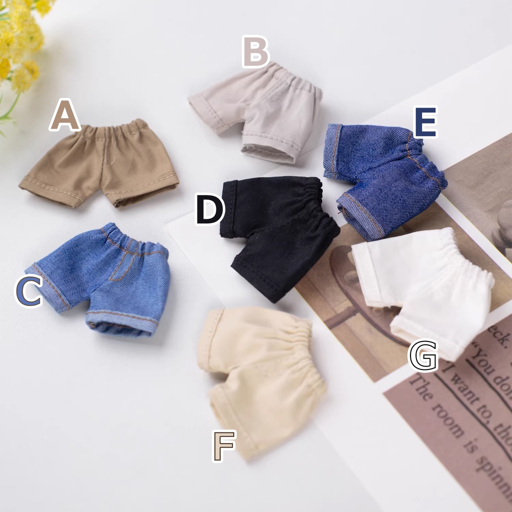 7色 カフ付きショートパンツ 単品 オビツ11服