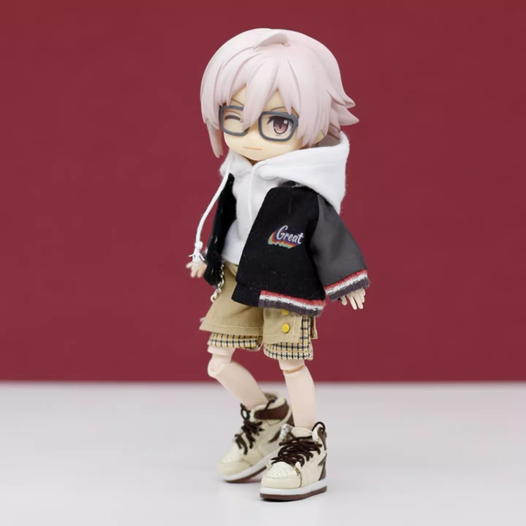 7色 レトロ ベースボール ジャケット 単品 オビツ11服