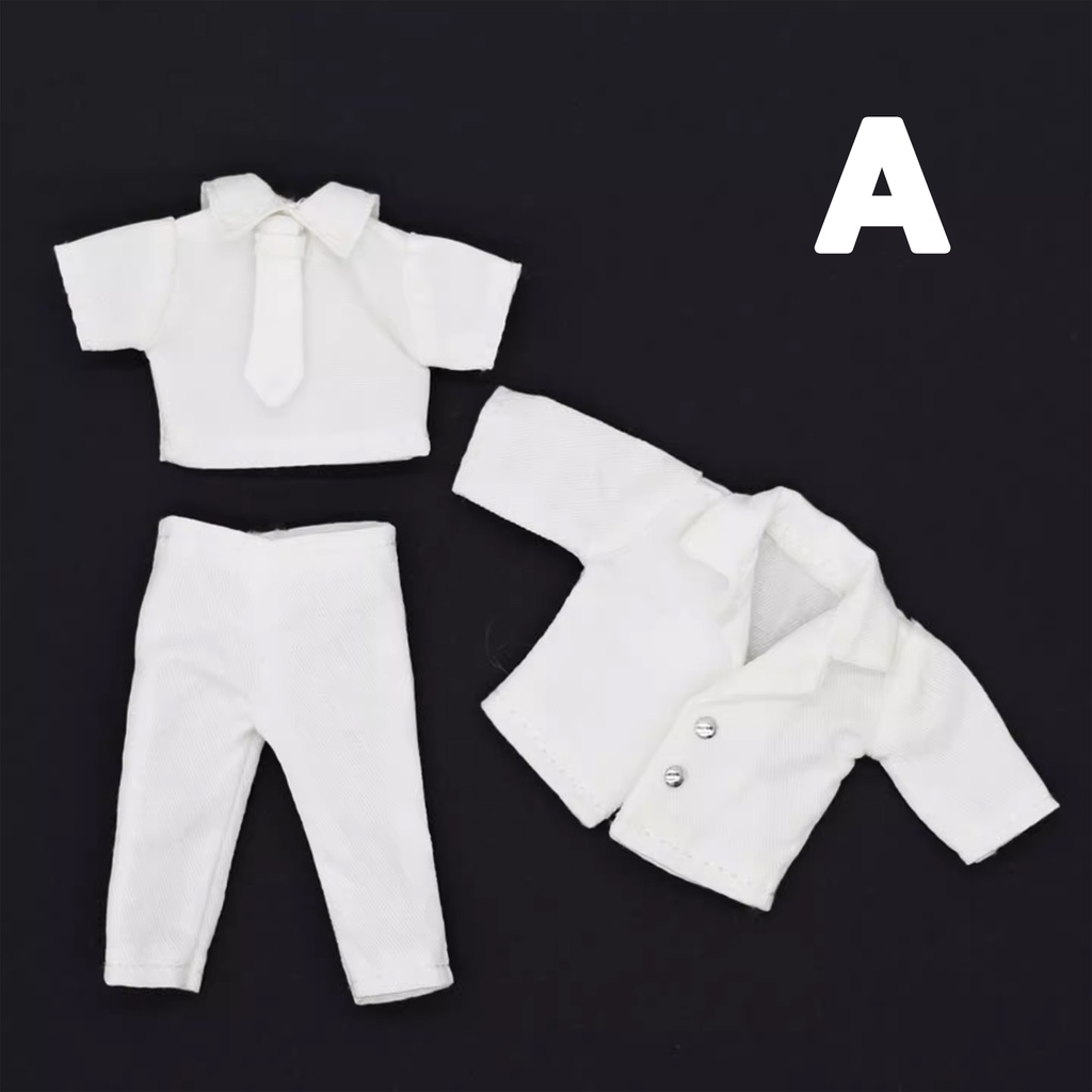 3色 グレイ系スーツ お洋服セット オビツ11服