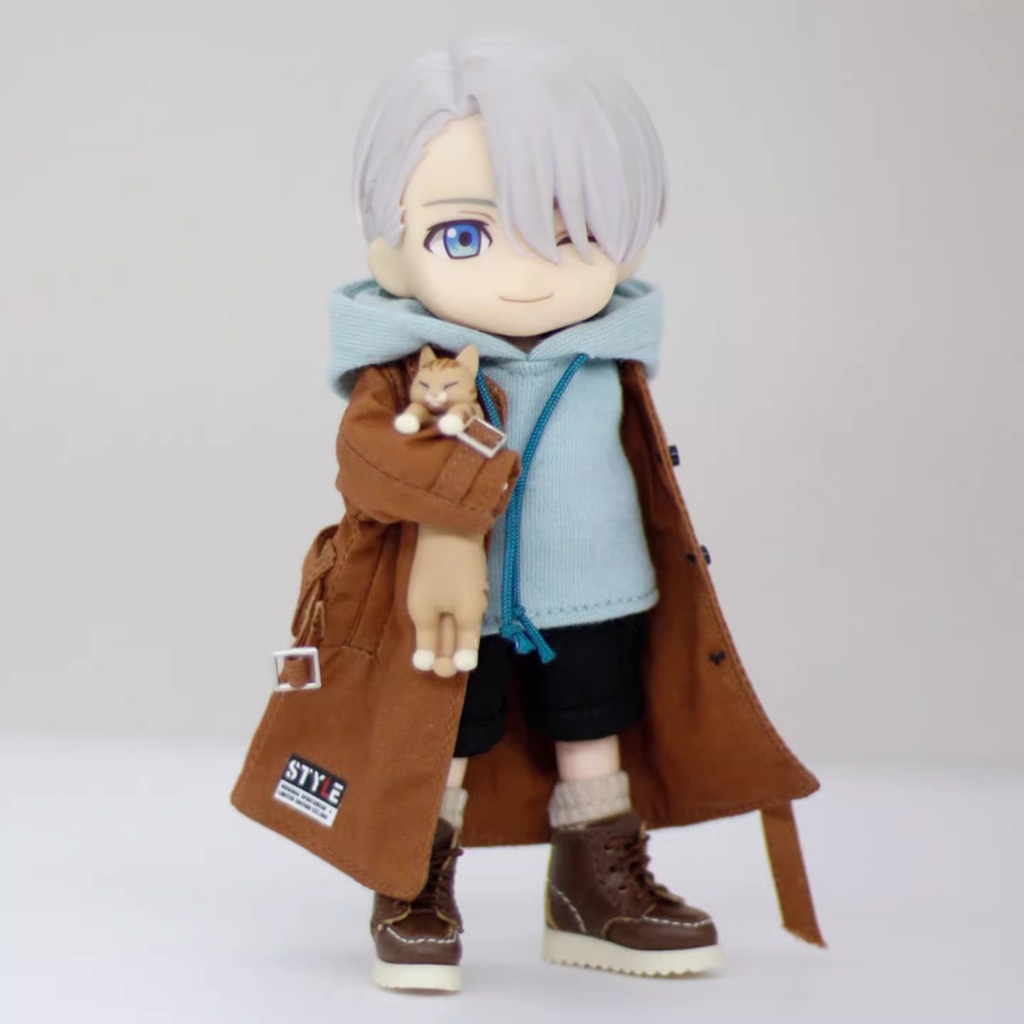 6色 トレンチコート 単品 オビツ11服