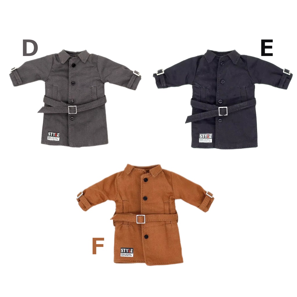 6色 トレンチコート 単品 オビツ11服