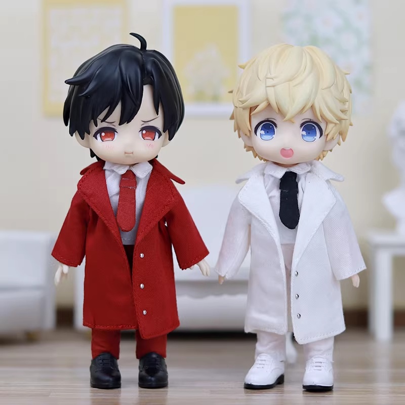 4色 ロングコート 単品 オビツ11服
