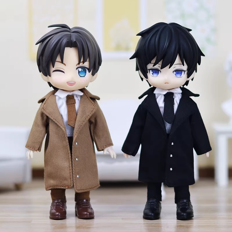 4色 ロングコート 単品 オビツ11服