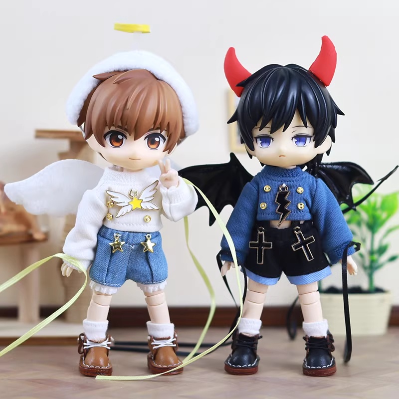 天使と悪魔のコスチューム お洋服セット オビツ11服