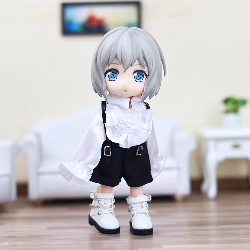 2色 サスペンダー付きショートパンツ 単品 オビツ11服