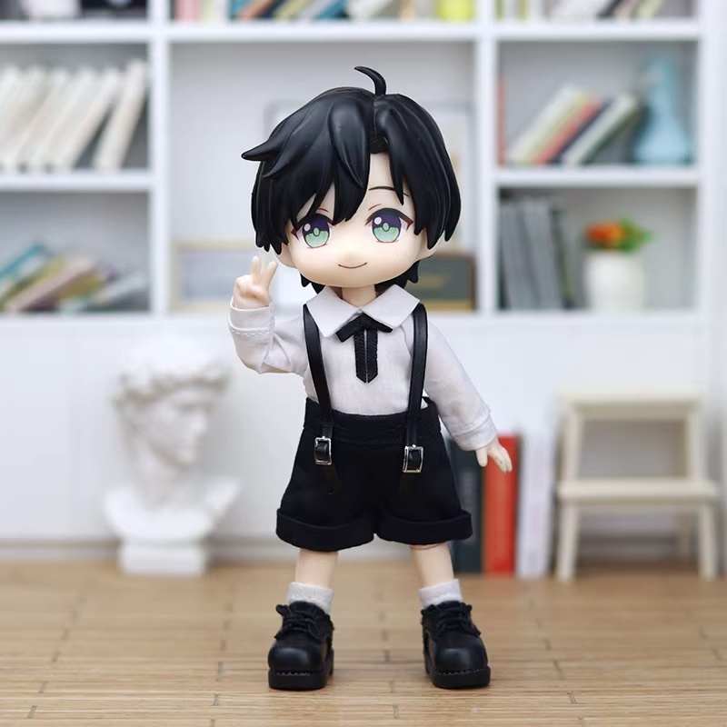 2色 サスペンダー付きショートパンツ 単品 オビツ11服