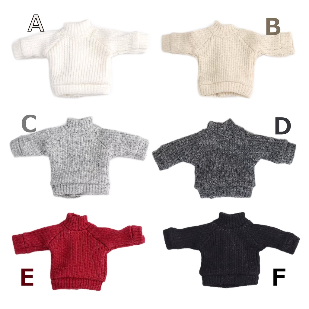 6色 タートルネック 単品 オビツ11服