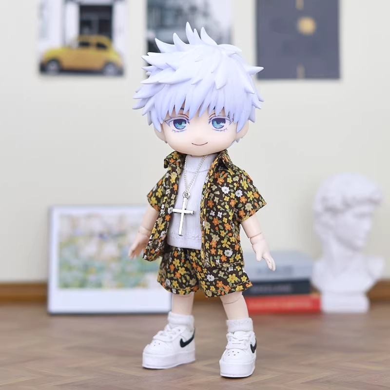 5色 メンズ ビーチウェア お洋服セット オビツ11服