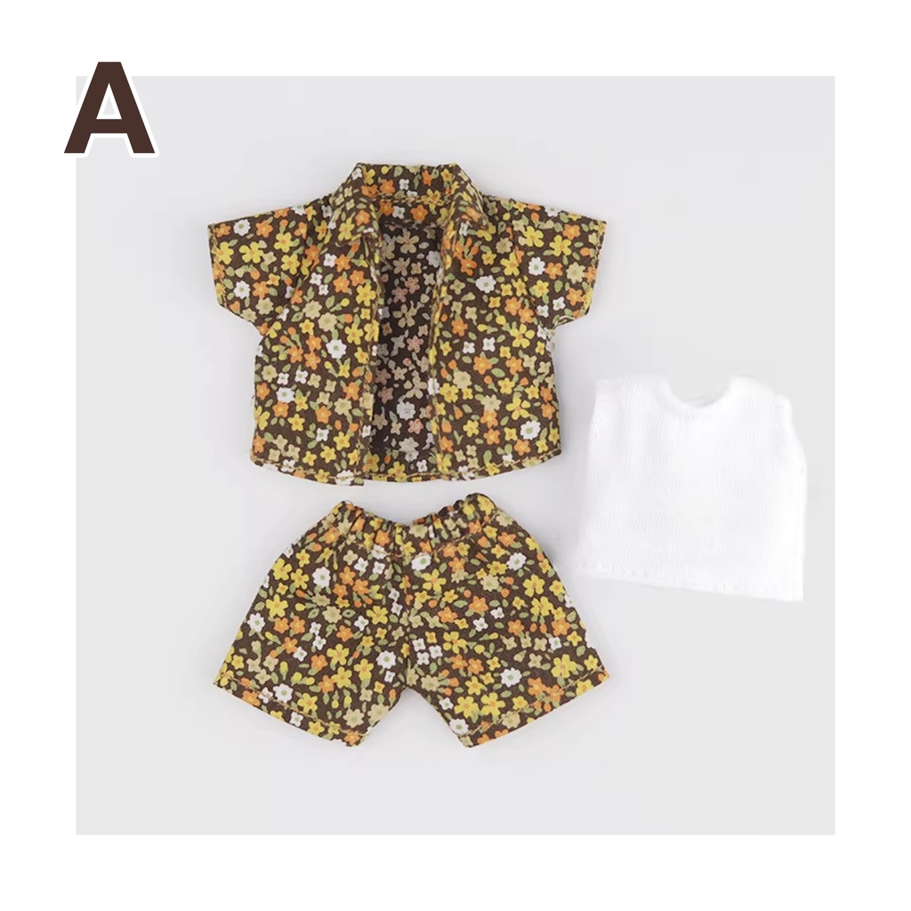 5色 メンズ ビーチウェア お洋服セット オビツ11服