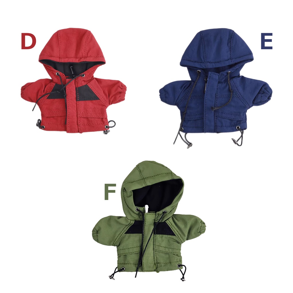 6色 マウンテンパーカー 単品 オビツ11服