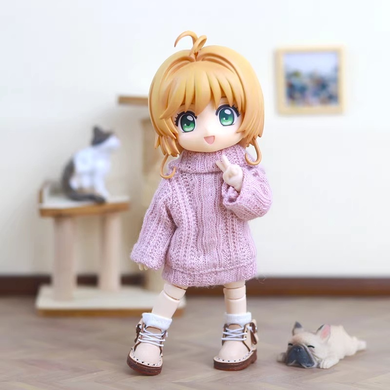 6色 タートルネックセーター 単品 オビツ11服