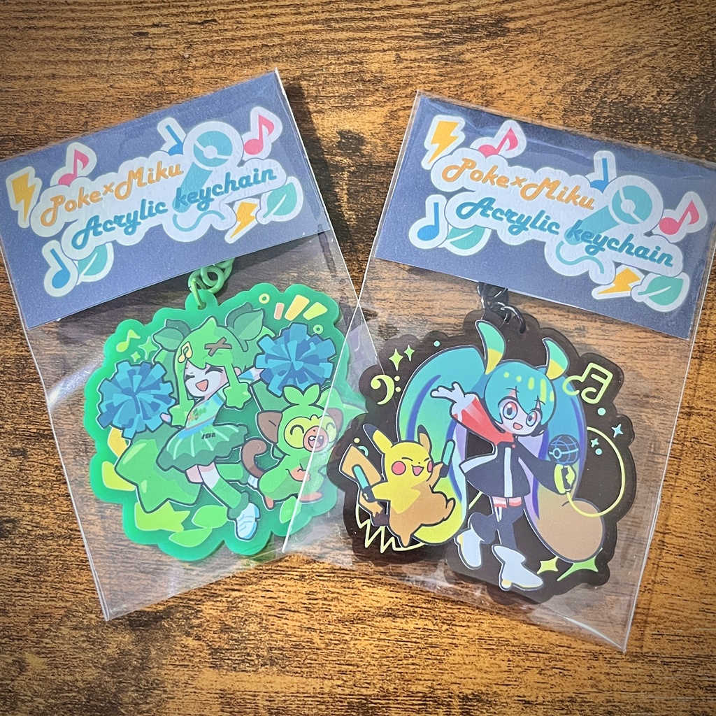 ポケミク アクリルキーホルダー