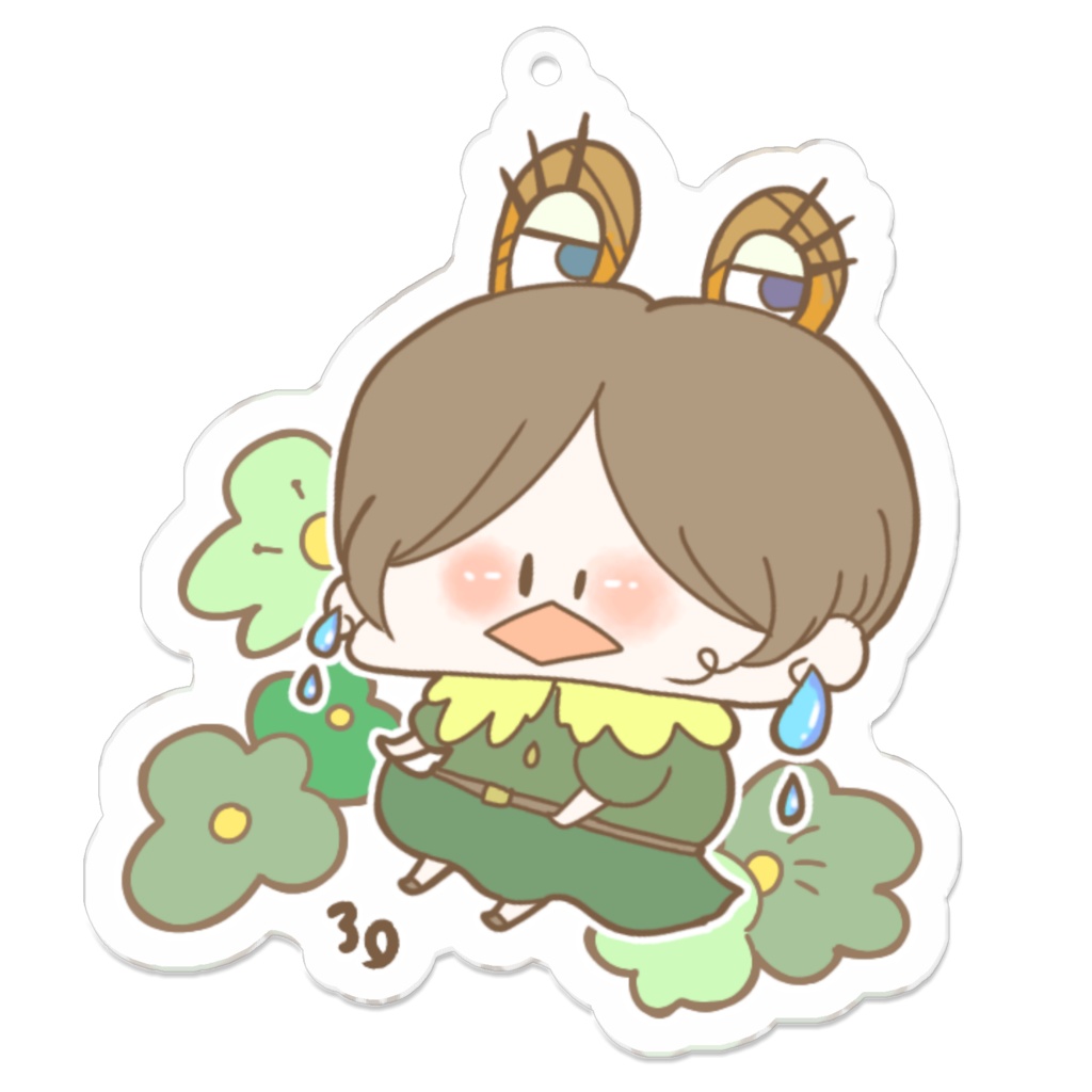 推し花ちゃんアクキー(7cm)