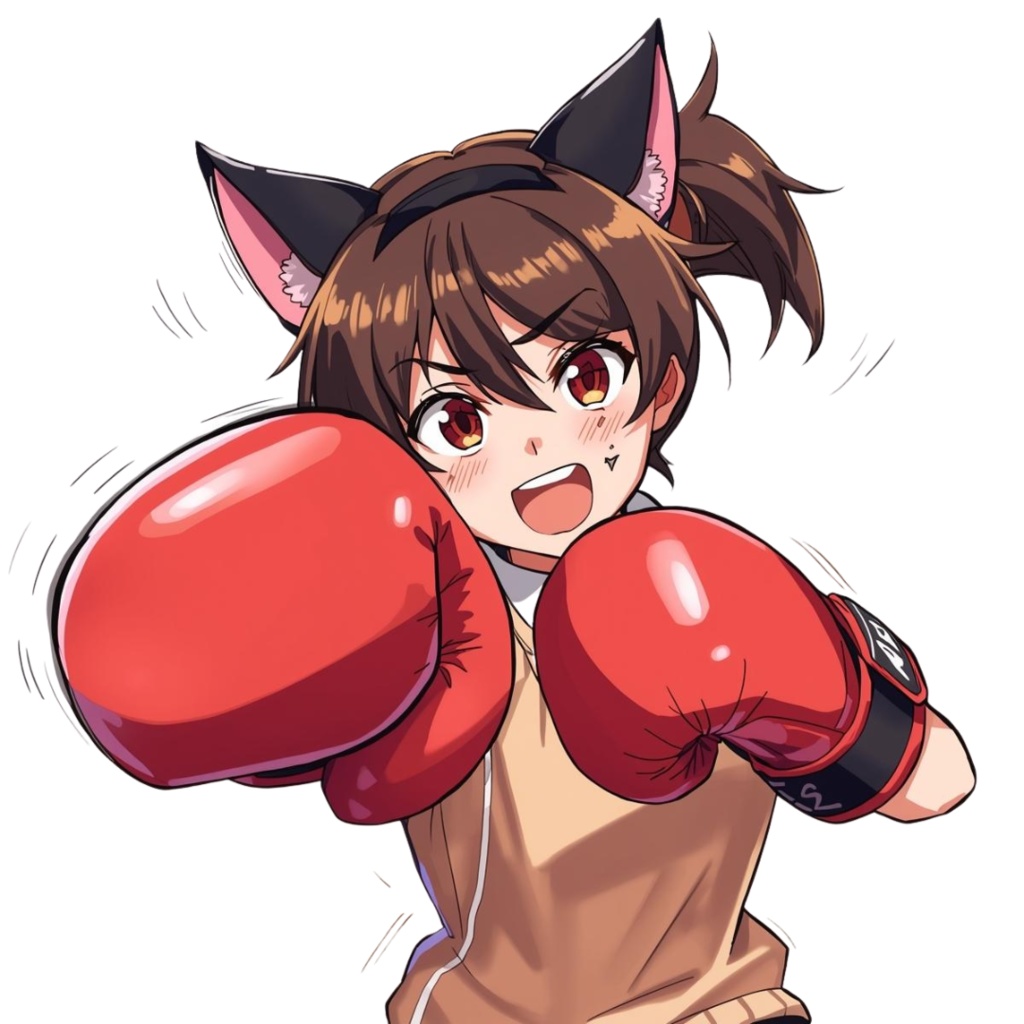 アニメ・水彩画風・グラフィック・etc♡ キックボクシング クリップアートセット(14種類)