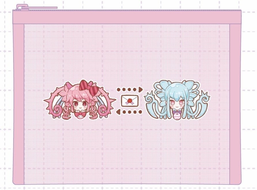 お手紙交換メッシュポーチ