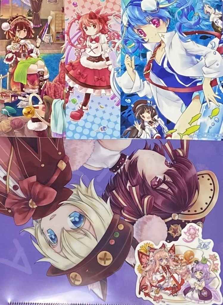 闇ユニットクリアファイル・ポストカード3種