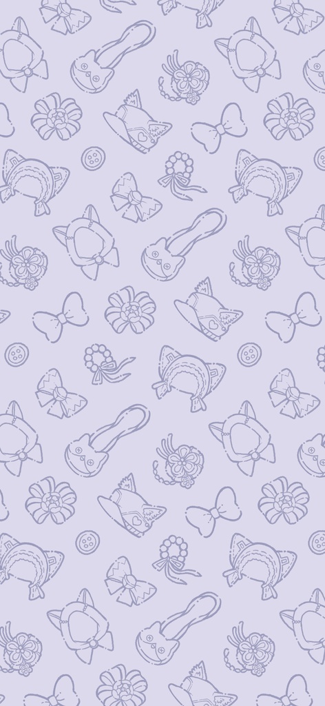 ロロくん思い出総柄・壁紙ダウンロード