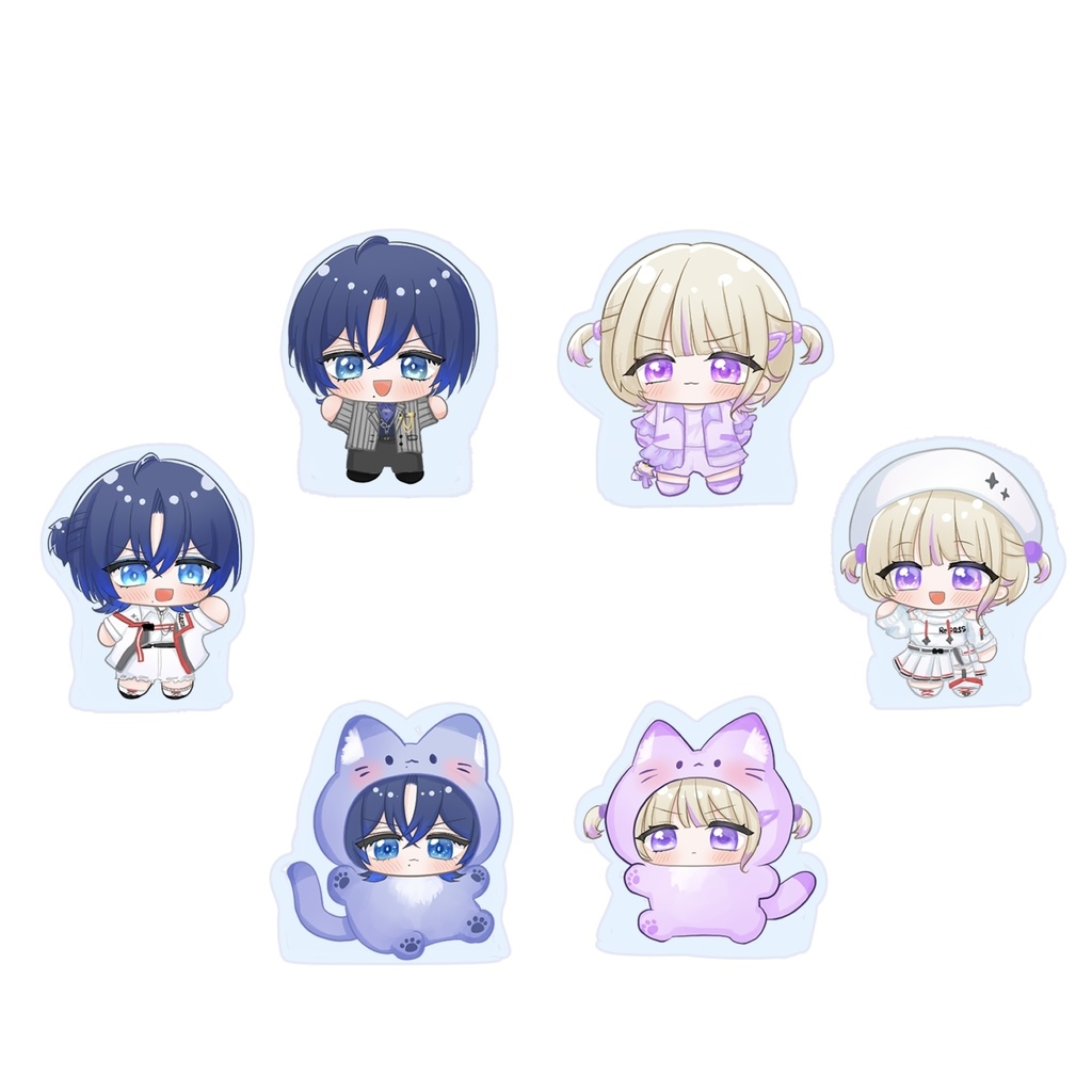 ホロクル9th火威青くん、轟はじめちゃん自立ミニアクスタ【非公式】