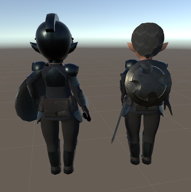 【VRChatアバター向け】小さな騎士