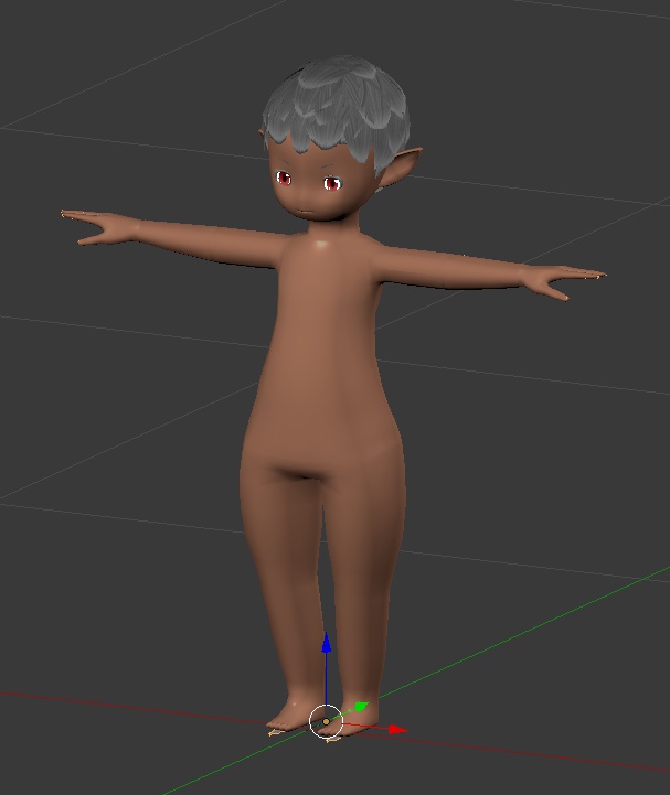 【VRChatアバター向け】小さな騎士