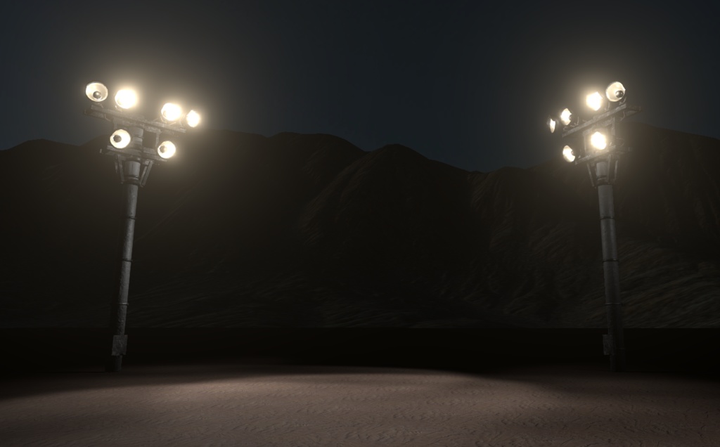 投光器 ~街灯・ライト~ 3Dモデル