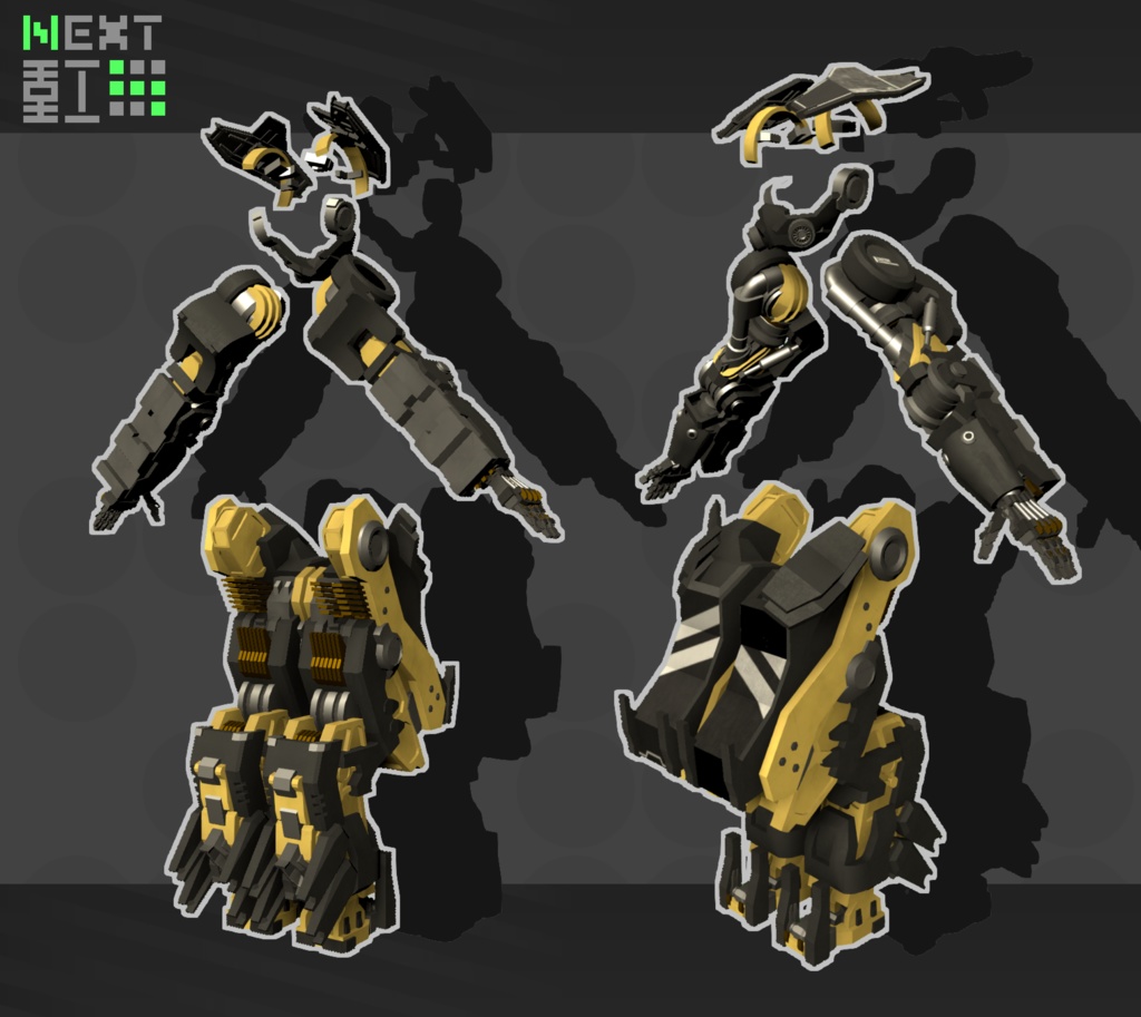 【Project Assault Dress対応追加アーマー】”キャバリエール”