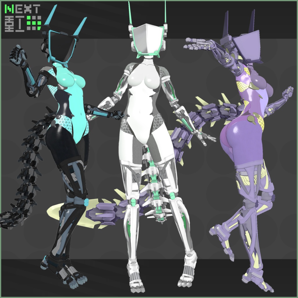 #MARUBODY 対応サイバネ化フルパック【義手・義足・尻尾・スーツ】