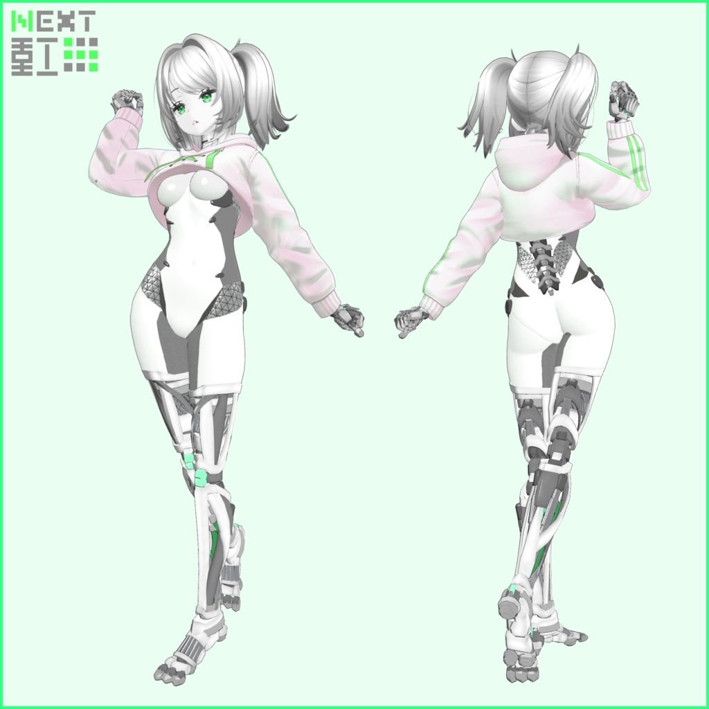 #MARUBODY 対応サイバネ化フルパック【義手・義足・尻尾・スーツ】