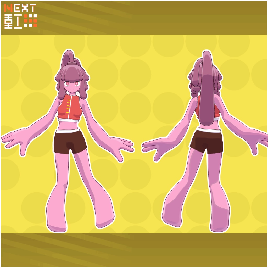 【VRC向けオリジナルアバター】ペティ【スライム娘】