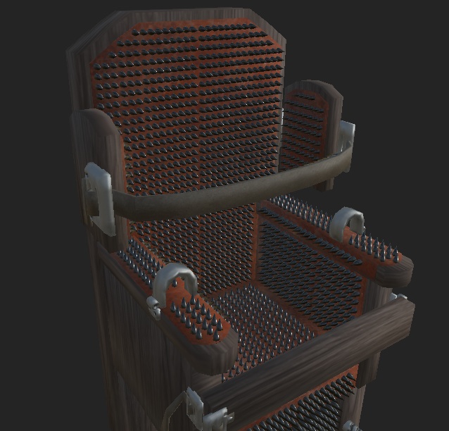 Vrchat向け 審問椅子 43330 Fbx雑貨 三千谷 Booth