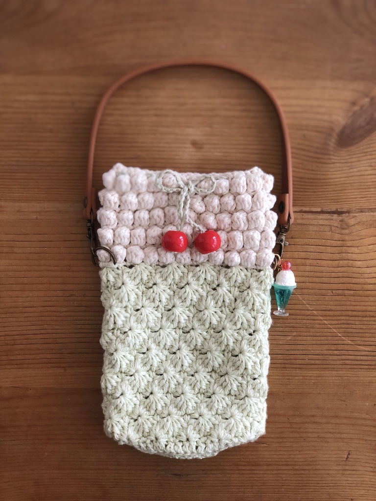 クリームソーダのボトルカバー