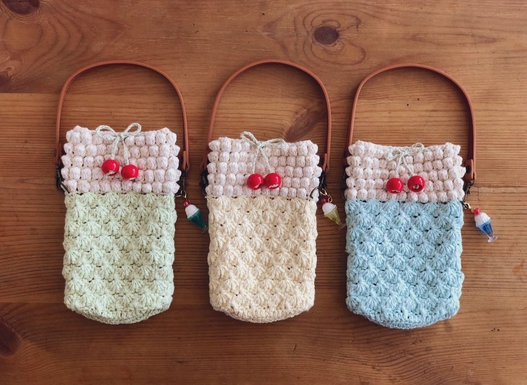 クリームソーダのボトルカバー