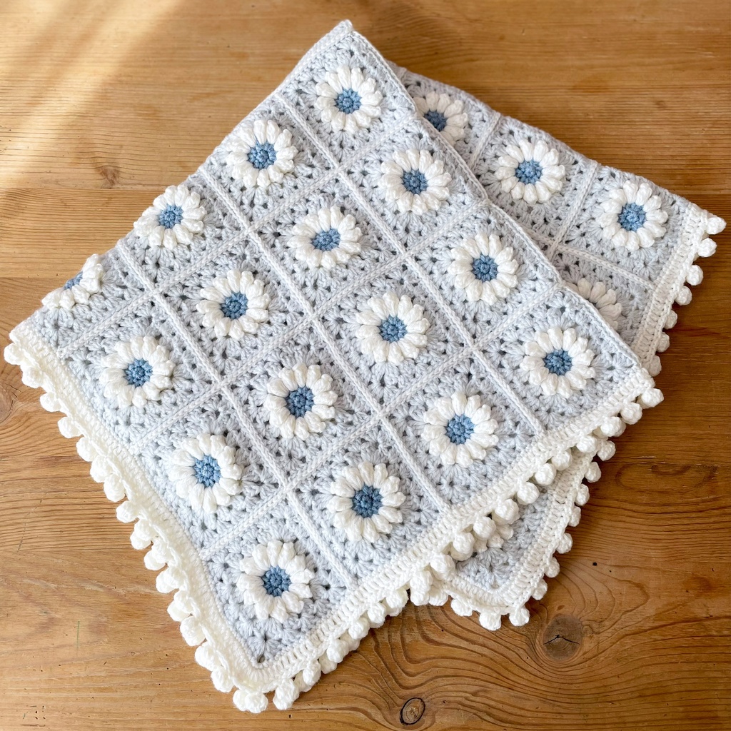 マーガレットの雪色ブランケット