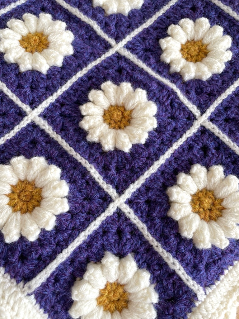 マーガレットのおいも色ブランケット