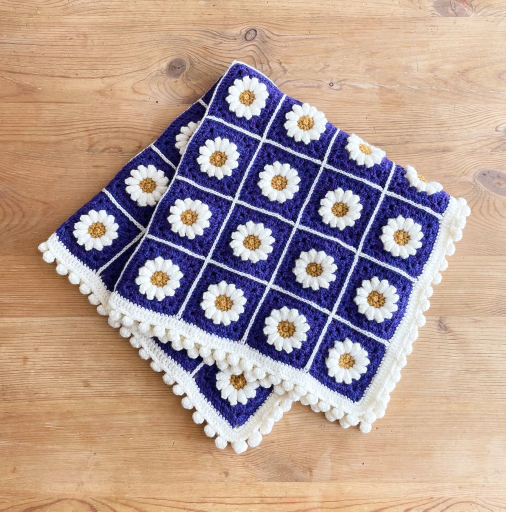 マーガレットのおいも色ブランケット