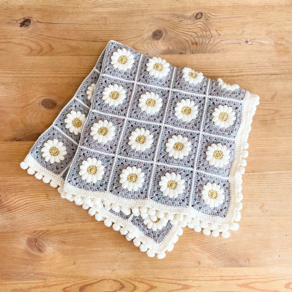 マーガレットの真珠層色ブランケット