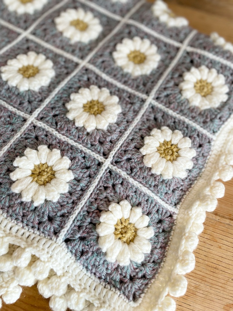 マーガレットの真珠層色ブランケット