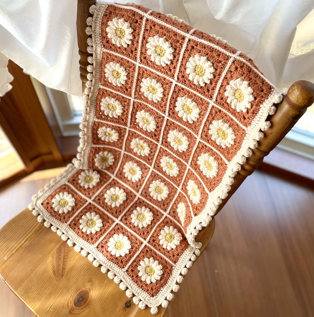 レトロ喫茶シリーズ*くすみカラーのホットケーキ・ハーフブランケット