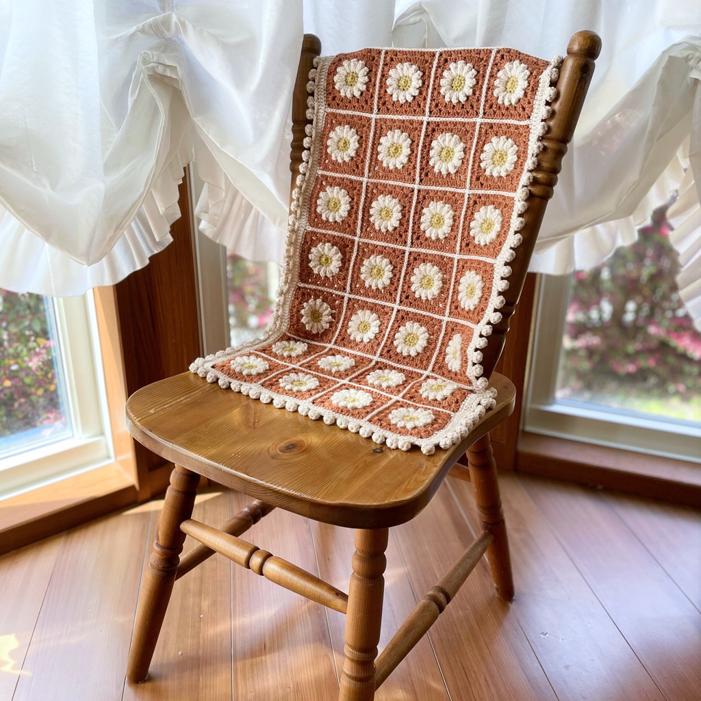 レトロ喫茶シリーズ*くすみカラーのホットケーキ・ハーフブランケット