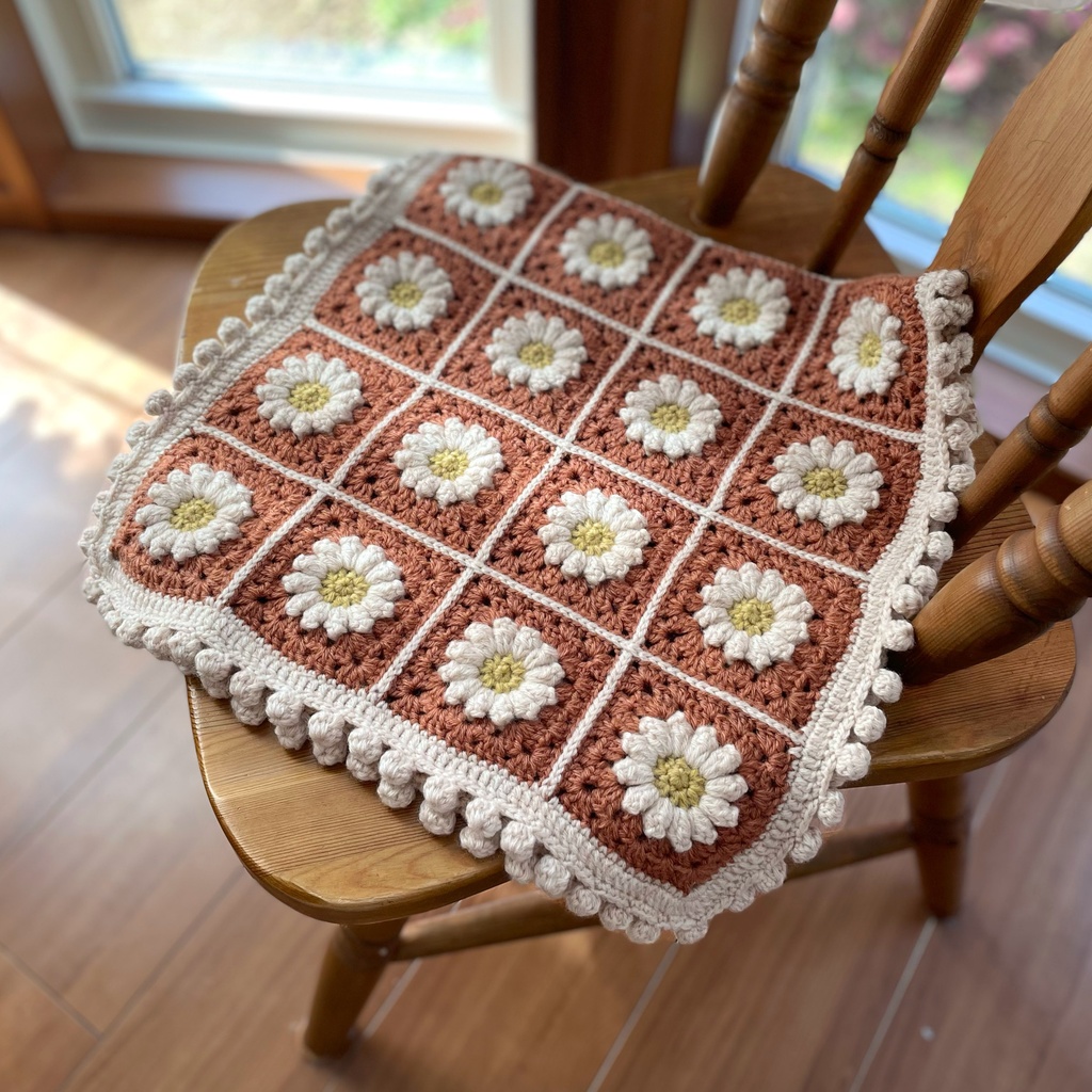 レトロ喫茶シリーズ*くすみカラーのホットケーキ・ハーフブランケット