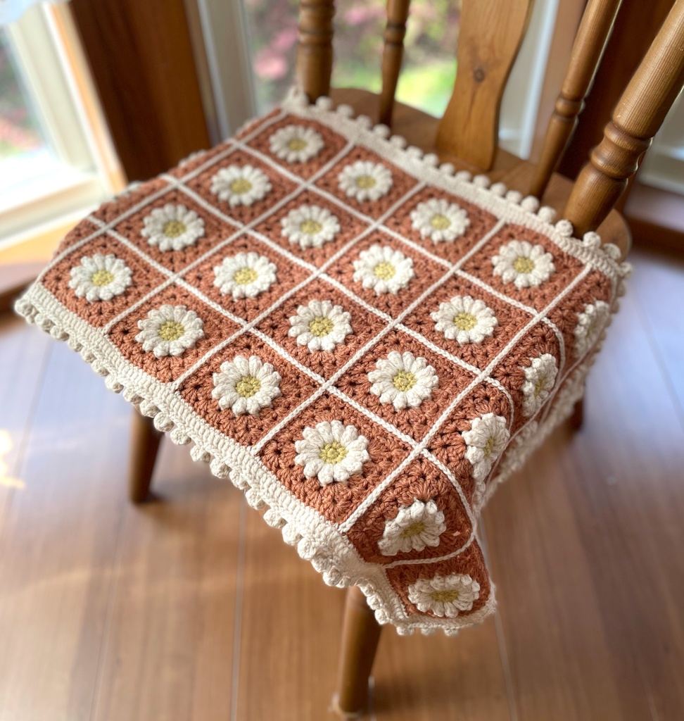 レトロ喫茶シリーズ*くすみカラーのホットケーキ・ハーフブランケット