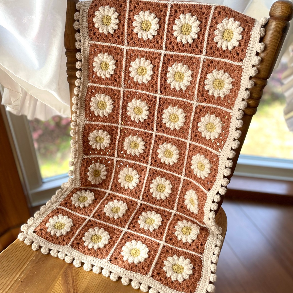 レトロ喫茶シリーズ*くすみカラーのホットケーキ・ハーフブランケット