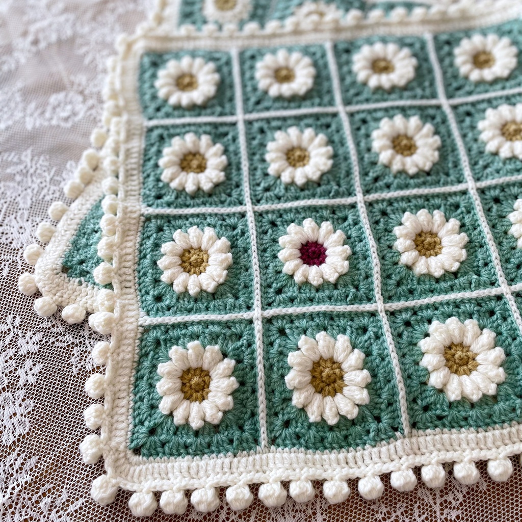 レトロ喫茶シリーズ*パステルカラーなクリームソーダ・ハーフブランケット