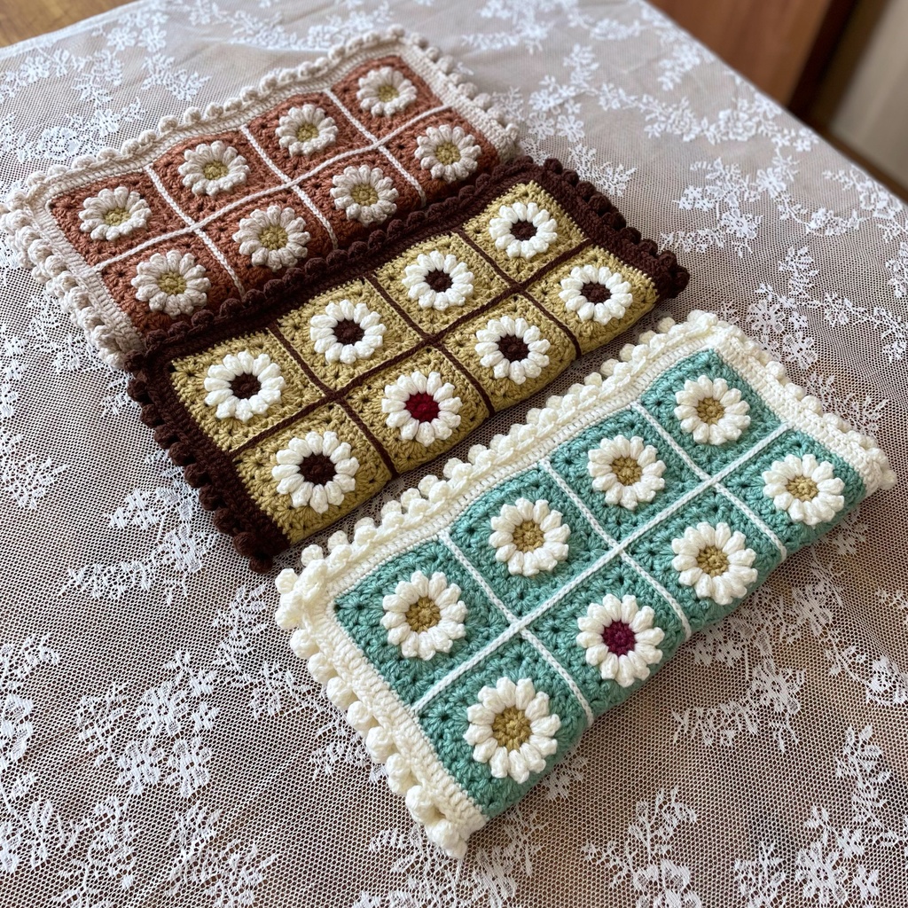 レトロ喫茶シリーズ*パステルカラーなクリームソーダ・ハーフブランケット