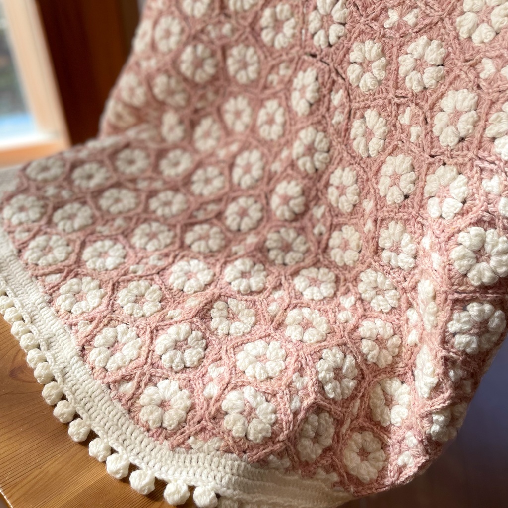 満開❀桜のサークルブランケット