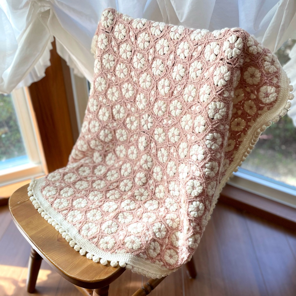 満開❀桜のサークルブランケット